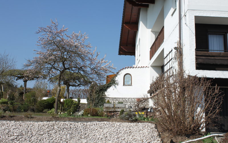 Die Pension Rosengarten von außen...