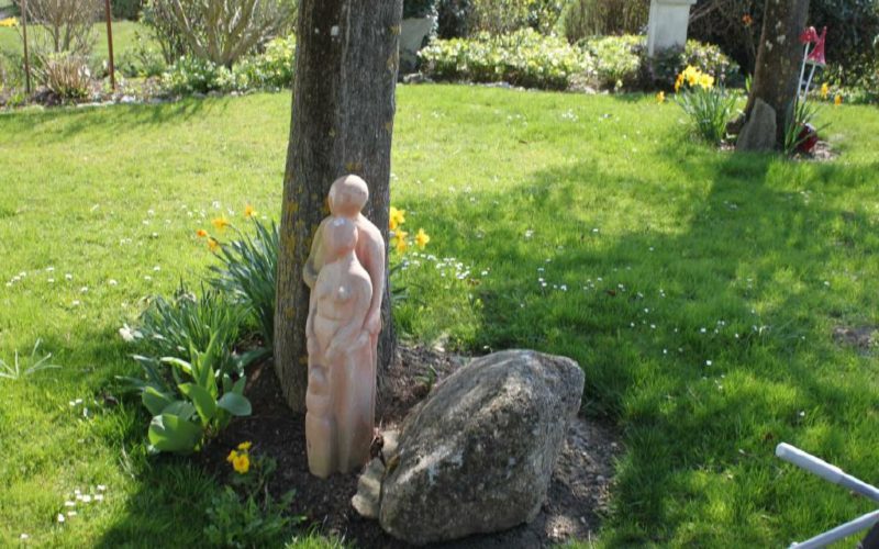 Der Garten der Pension Rosengarten in Franking am Holzöstersee - ein Einöd für die Ruhe!