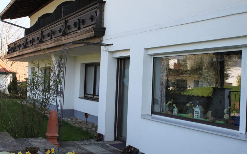 Die Pension Rosengarten von außen...