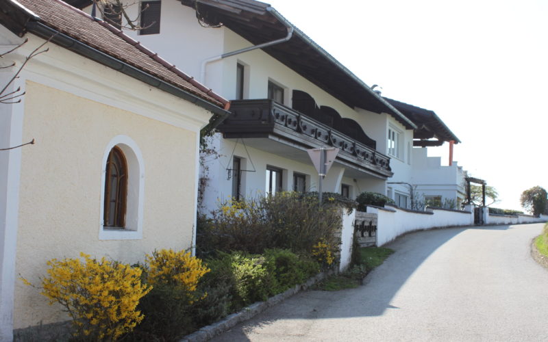 Die Pension Rosengarten von außen...