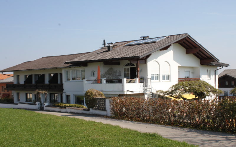 Die Pension Rosengarten von außen...