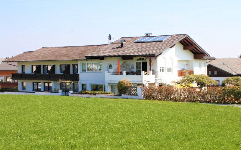 Die Pension Rosengarten von außen...