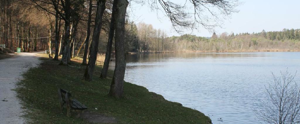Ein Spaziergang um den Holzöstersee in Franking, Oberösterreich. Genießen Sie Ihren Urlaub in der Pension Rosengarten!