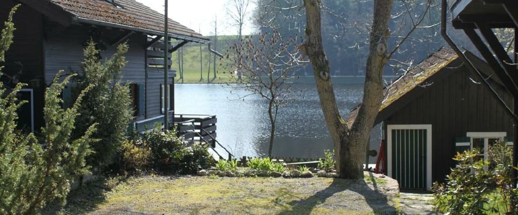 Ein Spaziergang um den Holzöstersee in Franking, Oberösterreich. Genießen Sie Ihren Urlaub in der Pension Rosengarten!